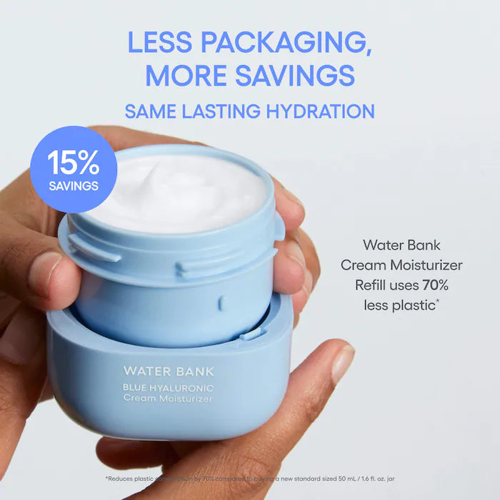 Mini Water Bank Blue Hyaluronic Cream Moisturizer for Moisture Barrier Repair-20ML