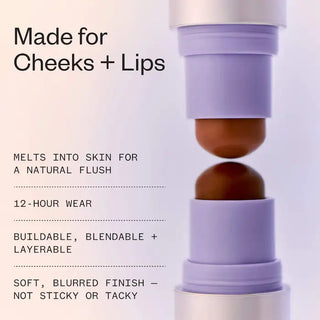 Impressionist Multistick Cream Blush Stick + Lip Color-Vital - Earthy terracotta for soft, sculptural depth