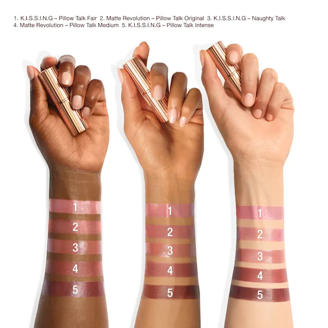 PILLOW TALK LOVE EFFECT LIPSTICK
K.I.S.S.I.N.G - NAUGHTY TALK