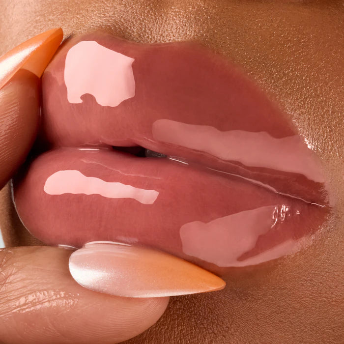 Honey Infused Hydrating Lip Oil-Bee-llini Peach - Sheer Soft Peach