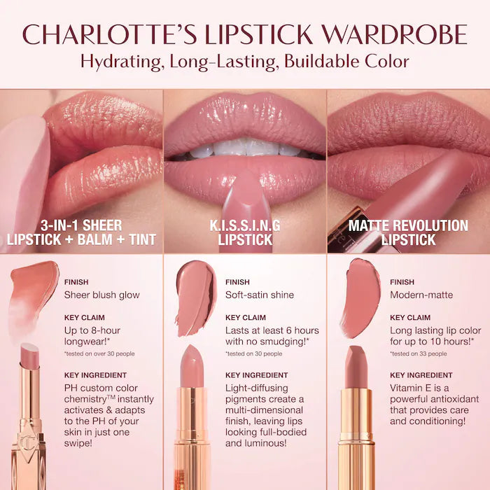 Pillow Talk Long Lasting Blush Balm Sheer Lip Tint-Pillow Talk Medium - a sheer neutral cool rose