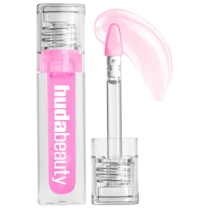 Faux Filler Ultra-Hydrating Tinted Jelly Lip Oil-Juicy Goji - sheer electric pink