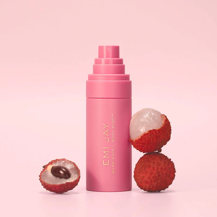Aura Hair & Body Fragrance Mist in Lychee Baby with Lychee, Cherry, & Vanilla