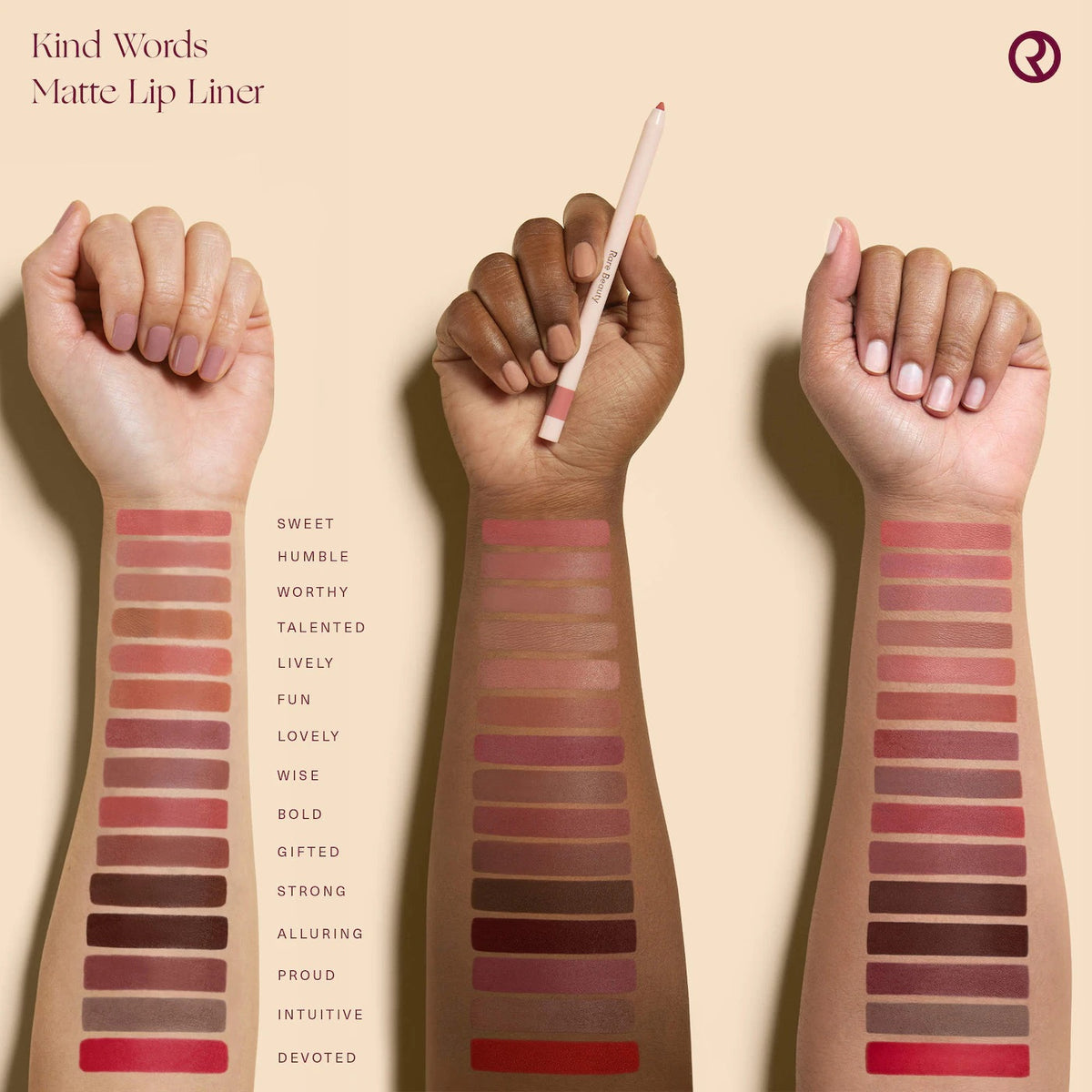 Kind Words Lip Liner - Worthy - rosy brown