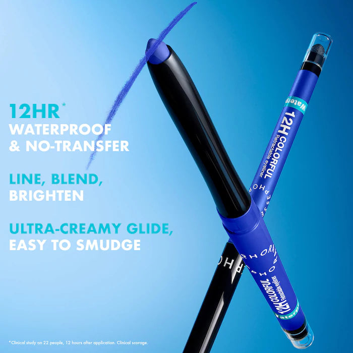 12HR Colorful Waterproof Retractable Eyeliner-04 Matte Terracotta - warm reddish brown