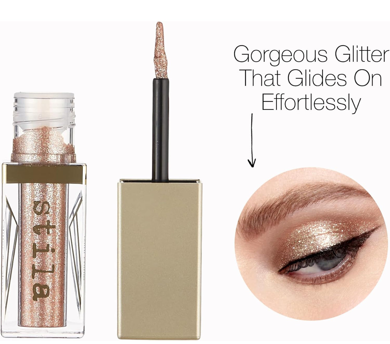 Stila Glitter & Glow Liquid Eye Shadow Mini Tip - Kitten Karma