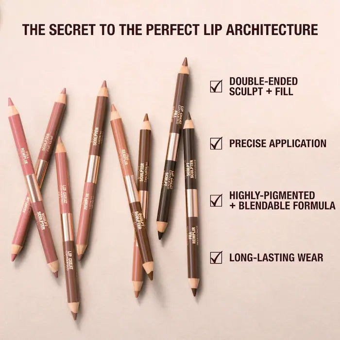 Super Nudes Lip Cheat Contour Duo Lip Liner-Fair - Sculpt: Light Cool Pink Nude Fill: Nude Pink Mauve