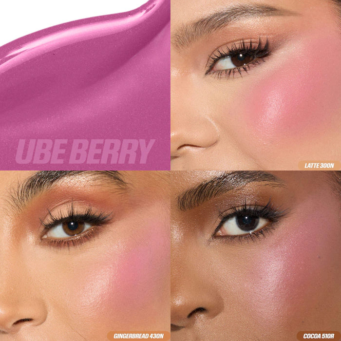 Blush Filter Soft Glow Liquid Blush-Ube Berry - rich electric lilac