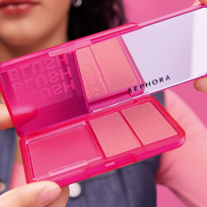 Blush Blush Blush. Cream & Powder Palette-01 Candy Lover - fresh pink blush palette