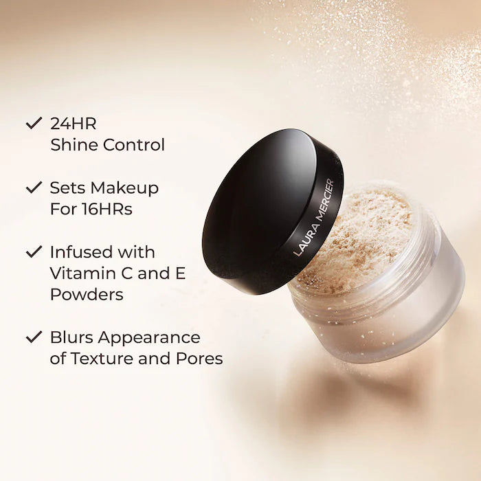 Translucent Loose Longwear Setting Powder-Translucent - perfect for very fair to medium skintones ( Newest packaging )