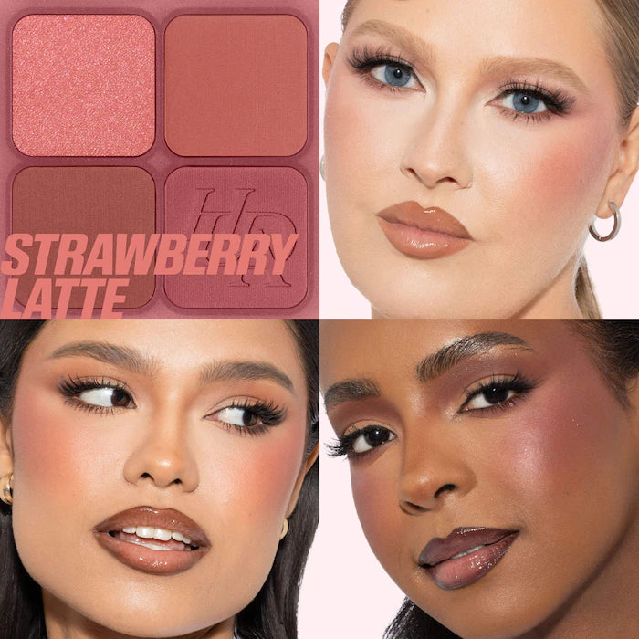 Blush Filter Blurring Blushlighters Palette-Strawberry Latte