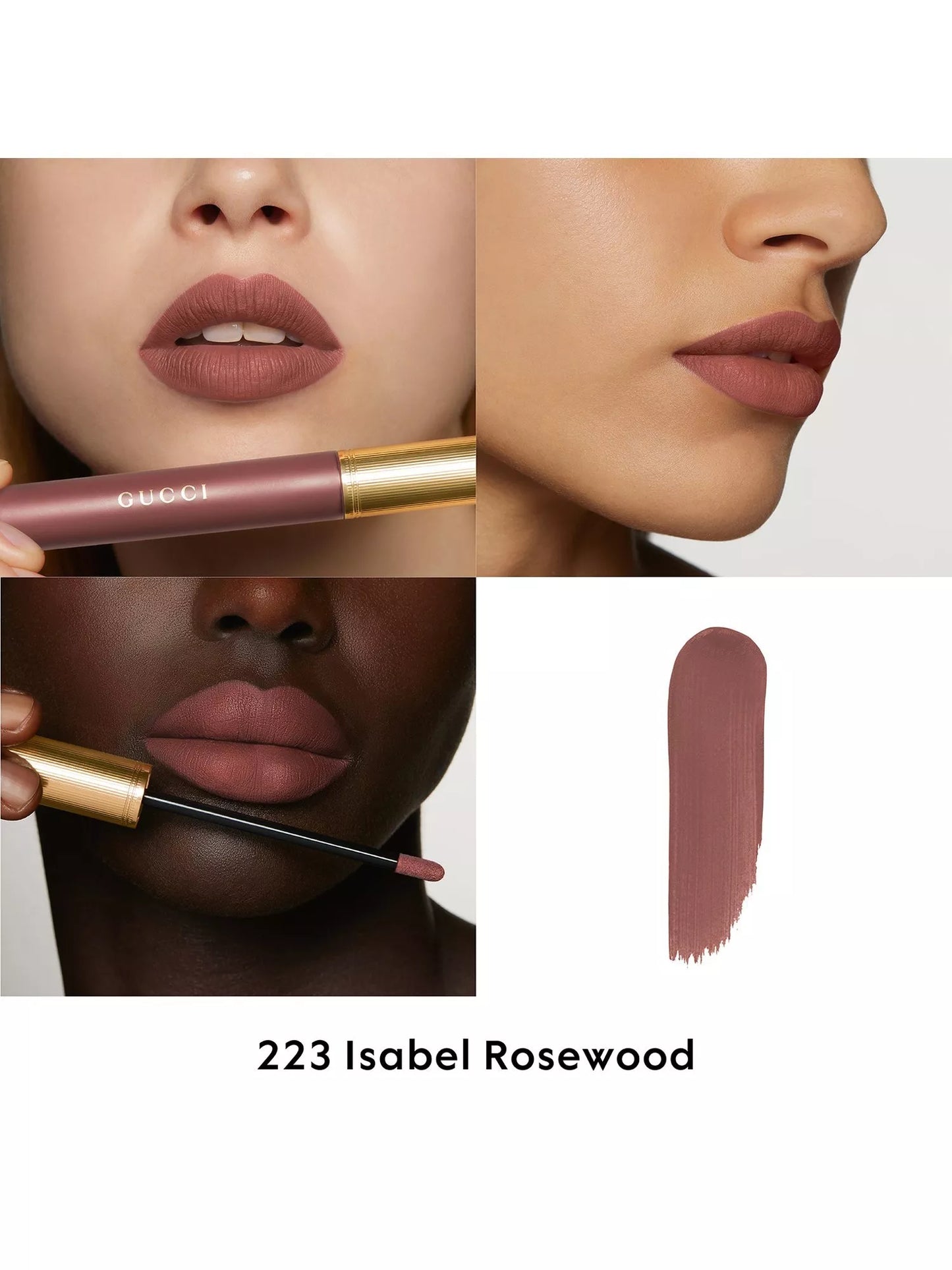Transfer-Proof Matte Liquid Lipstick-223 Isabel Rosewood - pink