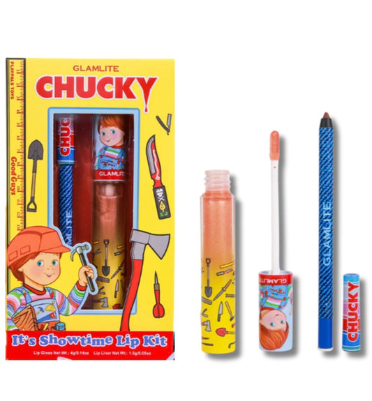 Glamlite x Chucky Good Guys lip kit