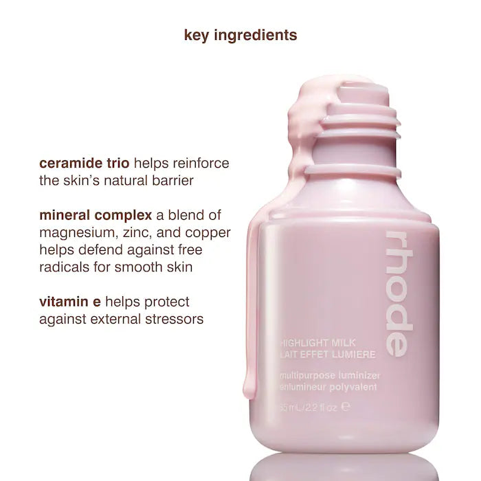 Highlight Milk Multipurpose Luminizer-01 - pearly pink ( Hailey's favorite )