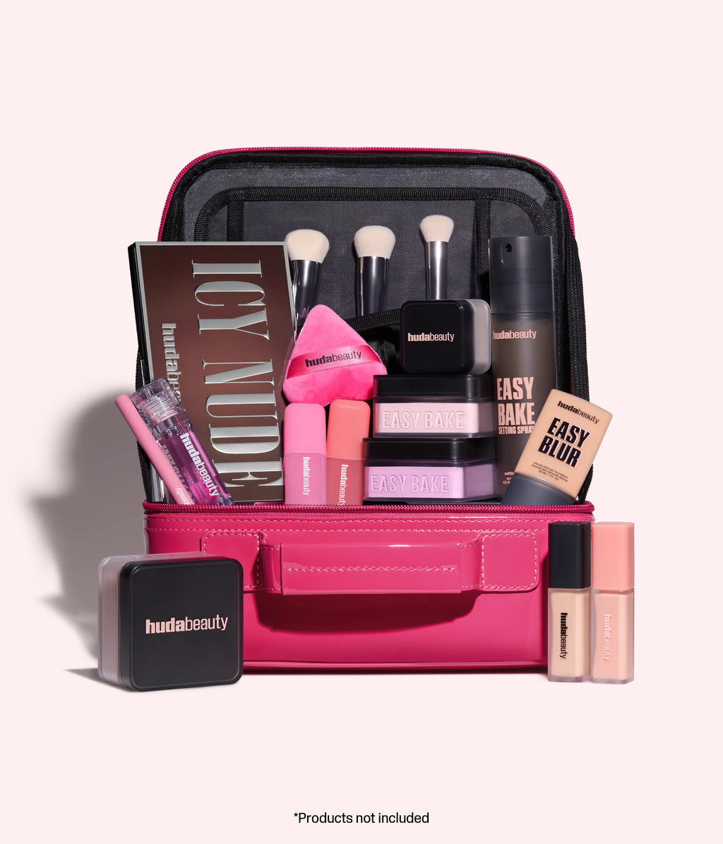 HUDA BEAUTY LARGE VANITY BAG+ MIRROR