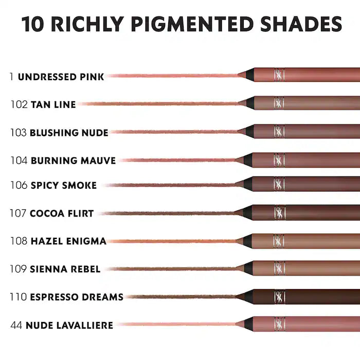 Kiss Shaper Long-Lasting Sculpting Lip Liner-102 TAN LINE - warm brown nude