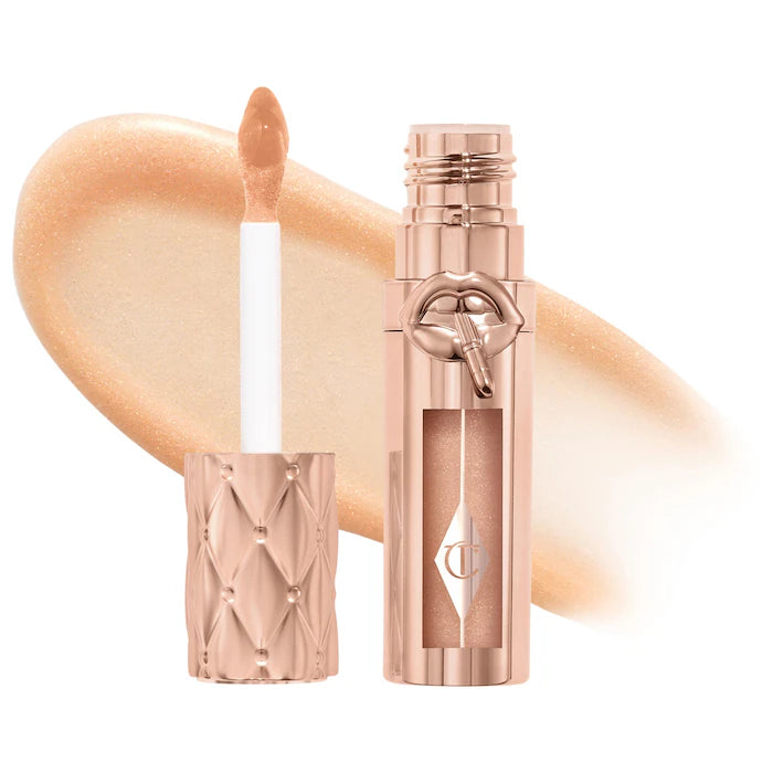 Big Lip Plumpgasm Plumping Lip Gloss-Nudegasm Diamonds - Sheer, champagne-nude ( NEW )