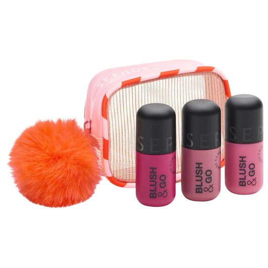 Blush & Go Trio Makeup Gift Set