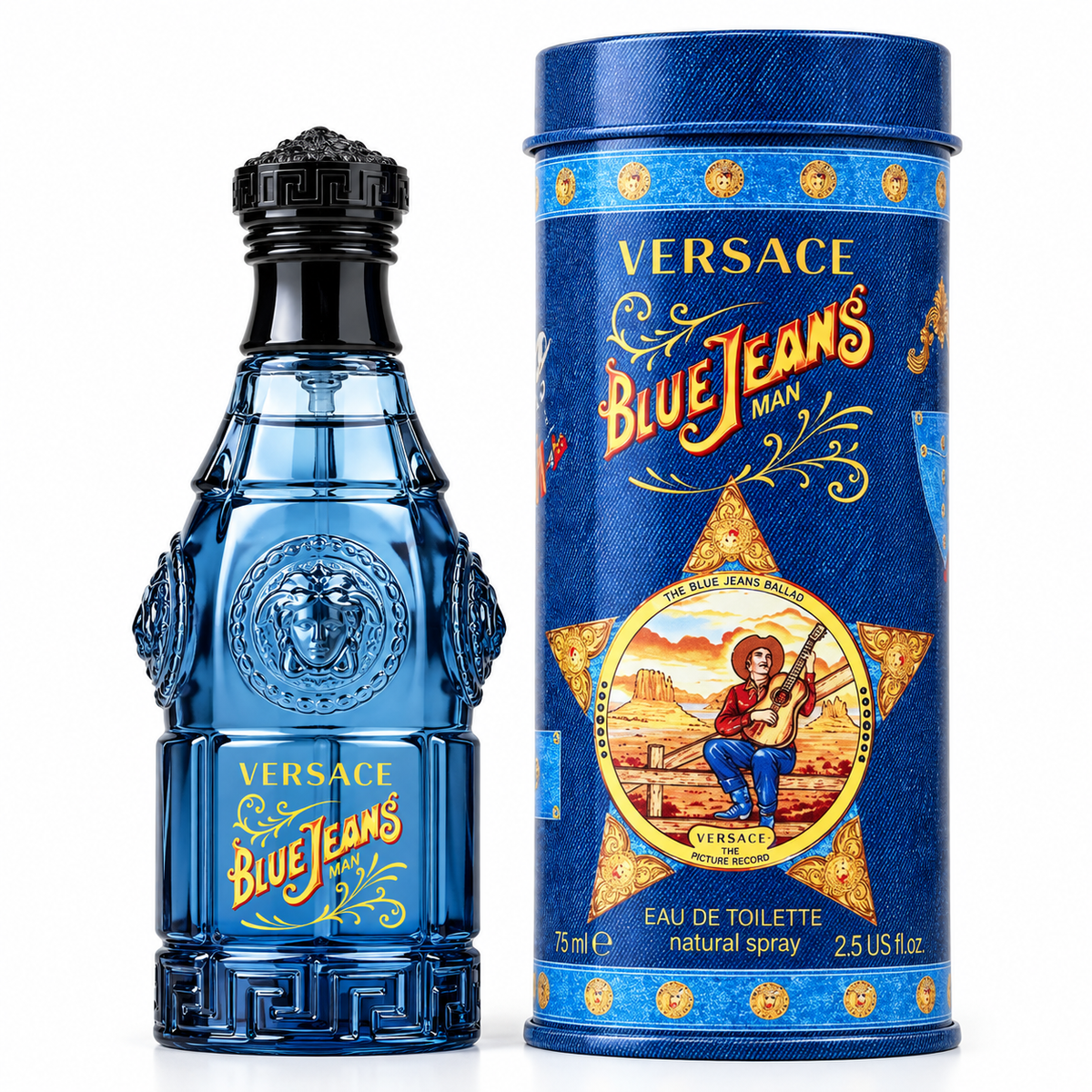 Versace Blue Jeans Eau de Toilette 75 mL – For Men