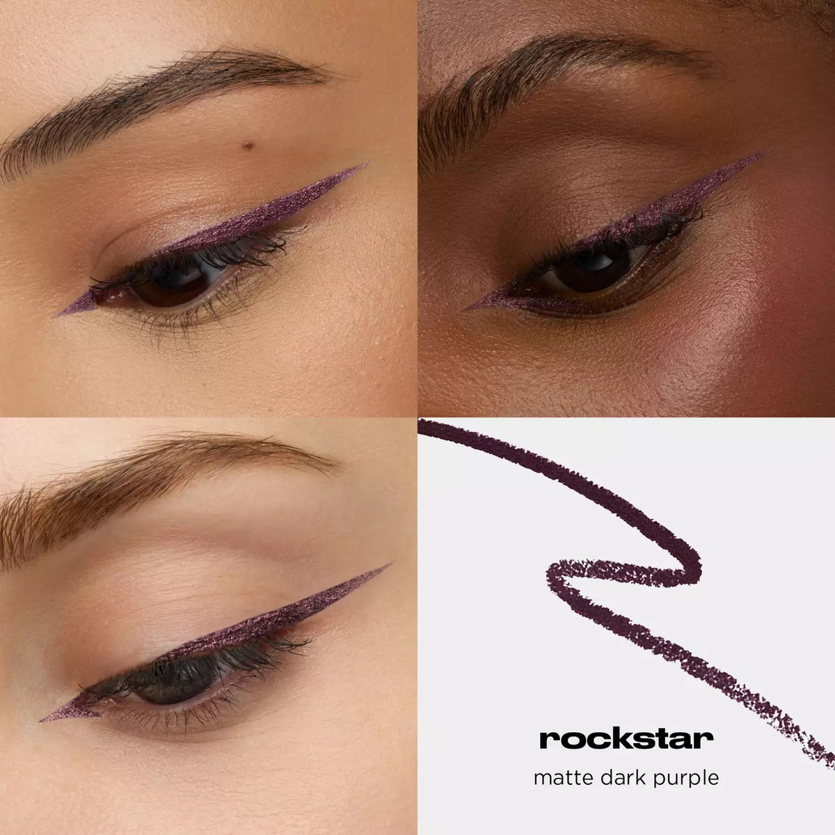 24/7 Glide-On Waterproof Eyeliner Pencil - Rockstar - Matte Dark Purple