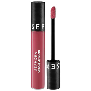 Cream Lip Stain 10HR Liquid Lipstick-124 Rose Instinct - matte midtone rose