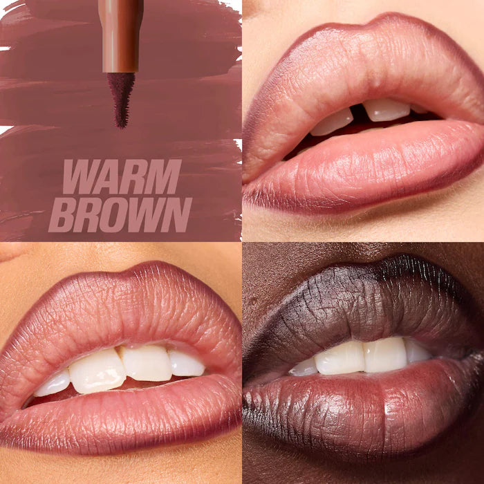 Lip Contour Lip Stain for 12-Hour Wear-Warm Brown - burnt brown