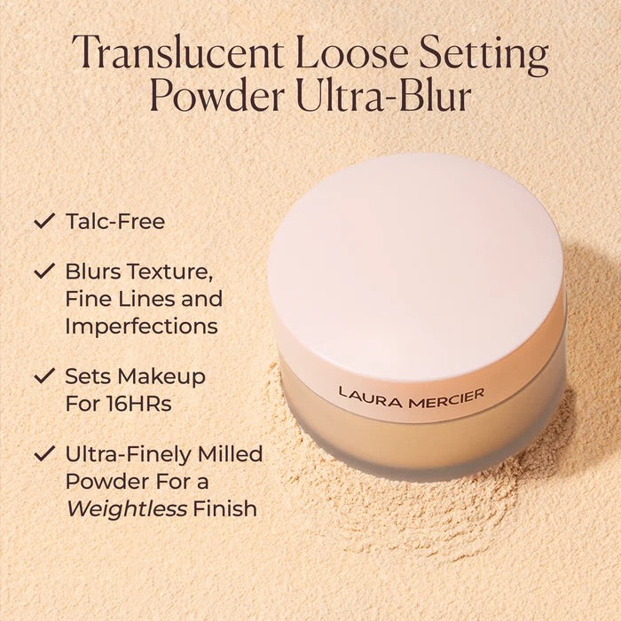 Translucent Loose Talc-Free Setting Powder Ultra-Blur - Éclat Rosé mini