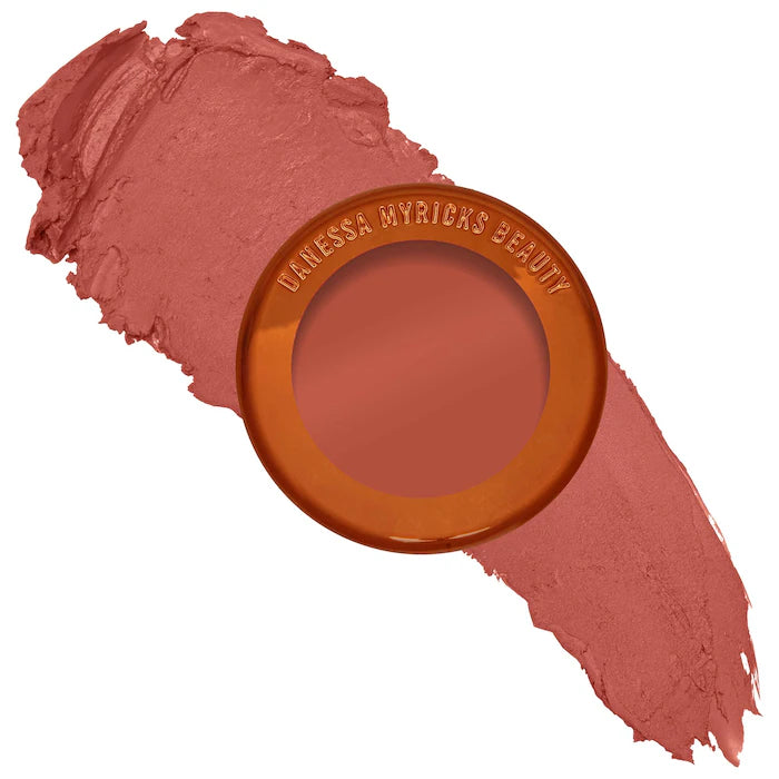 Yummy Skin Blurring Balm Powder Flushed - Matte Color for Cheek & Lip-Rosé N Brunch - neutral rosey pink