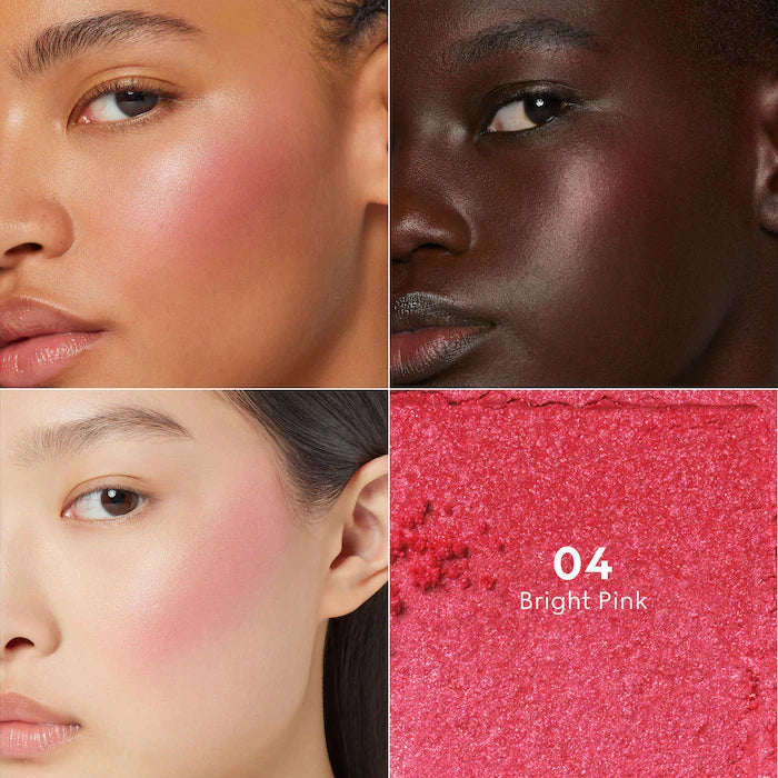 Glow Dewy Powder Blush-04 - Bright Pink - pink