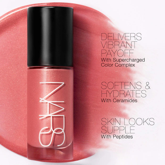Insatiable Longwearing Liquid Blush-Orgasm - shimmering peachy pink