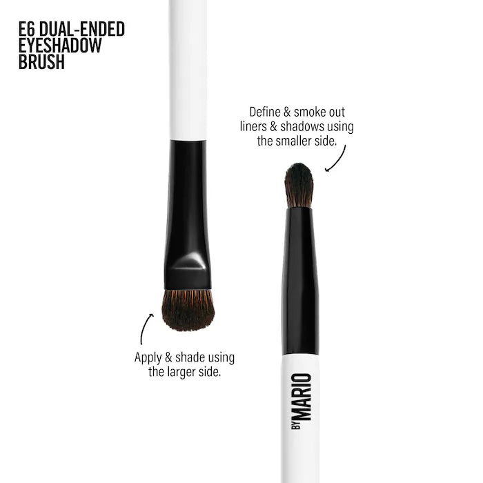 E6 Dual-Ended Eyeshadow Brush