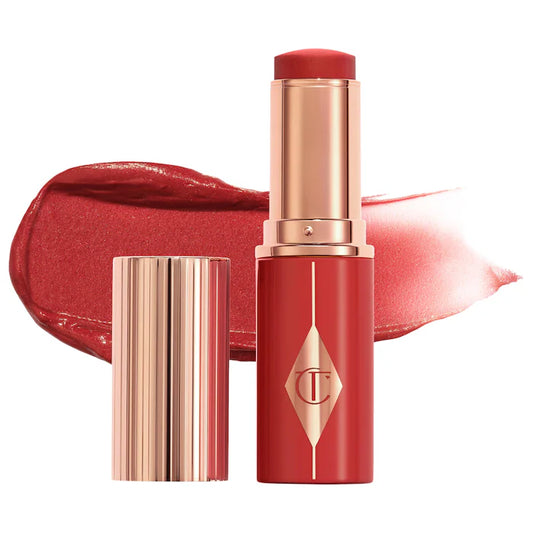 Unreal Lip + Cheek Glow Blush Stick with Hyaluronic Acid-Cherry glow
