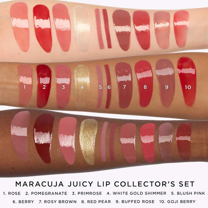 maracuja juicy lip collectors set ( 360$ VALUE )