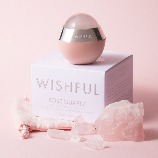 Wishful Rose Quartz Depuffing & Sculpting Roller