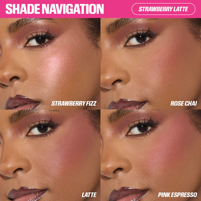 Blush Filter Blurring Blushlighters Palette-Strawberry Latte