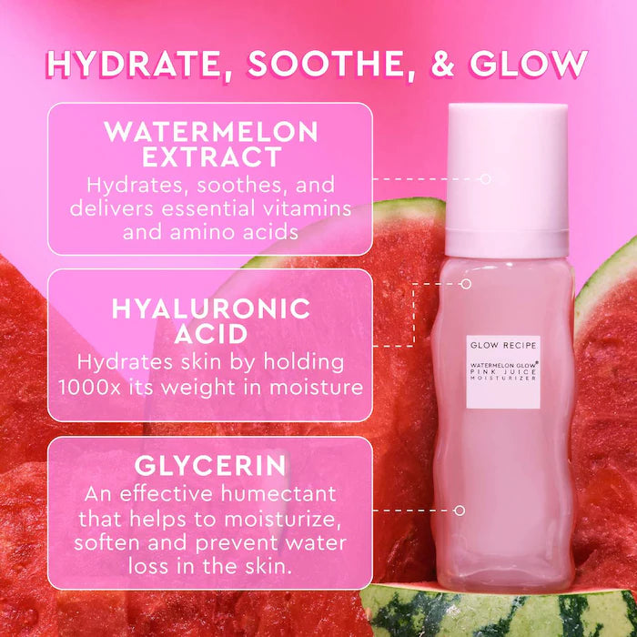 Watermelon Pink Juice Oil-Free Refillable Moisturizer-Full size 50ml