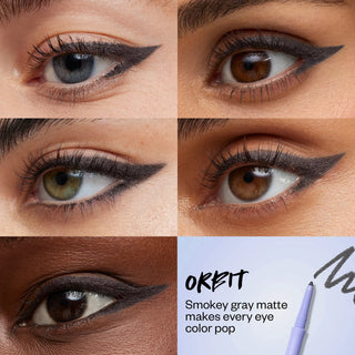 Soulgazer
Intensifying Gel Eyeliner-Orbit
Smokey Gray Matte