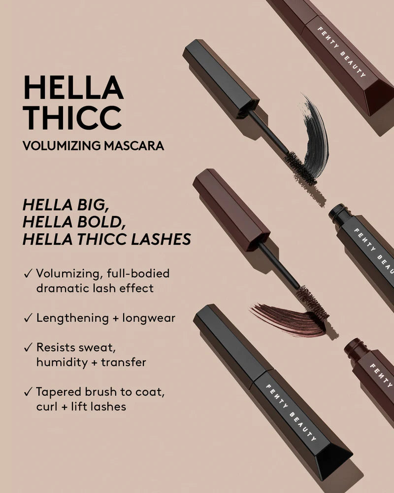 Hella Thicc Volumizing Mascara-Let'z Be Blunt - Brown