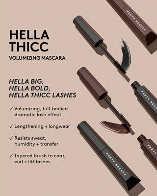 Hella Thicc Volumizing Mascara-Let'z Be Blunt - Brown