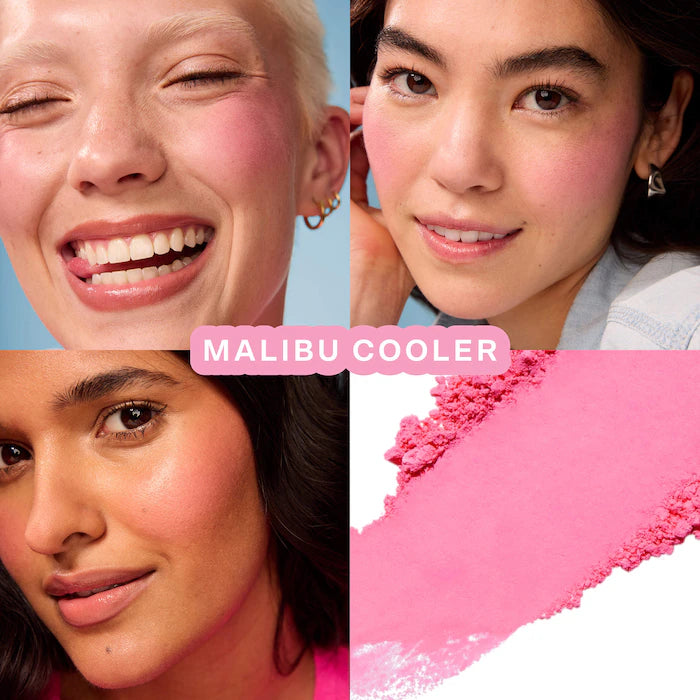GetSet® Blur + Set Matte Powder Blush-Malibu Cooler - cool baby pink