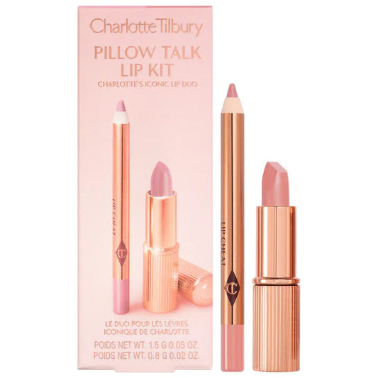 Mini Pillow Talk Lipstick & Liner Set-Pillow talk fair - cool pink nude