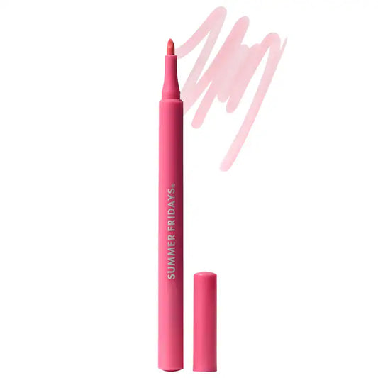 Flushed Lip Stain 12HR Long-Lasting Lip Tint-Slipper - soft warm pink