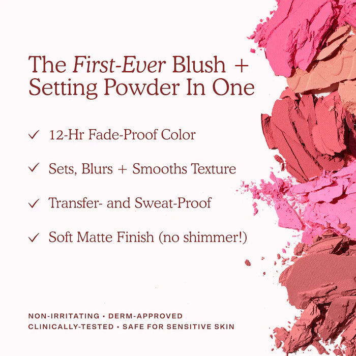 GetSet® Blur + Set Matte Powder Blush-Malibu Cooler - cool baby pink