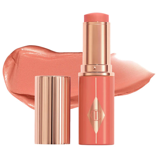 Unreal Lip + Cheek Glow Blush Stick with Hyaluronic Acid-Peachy glow