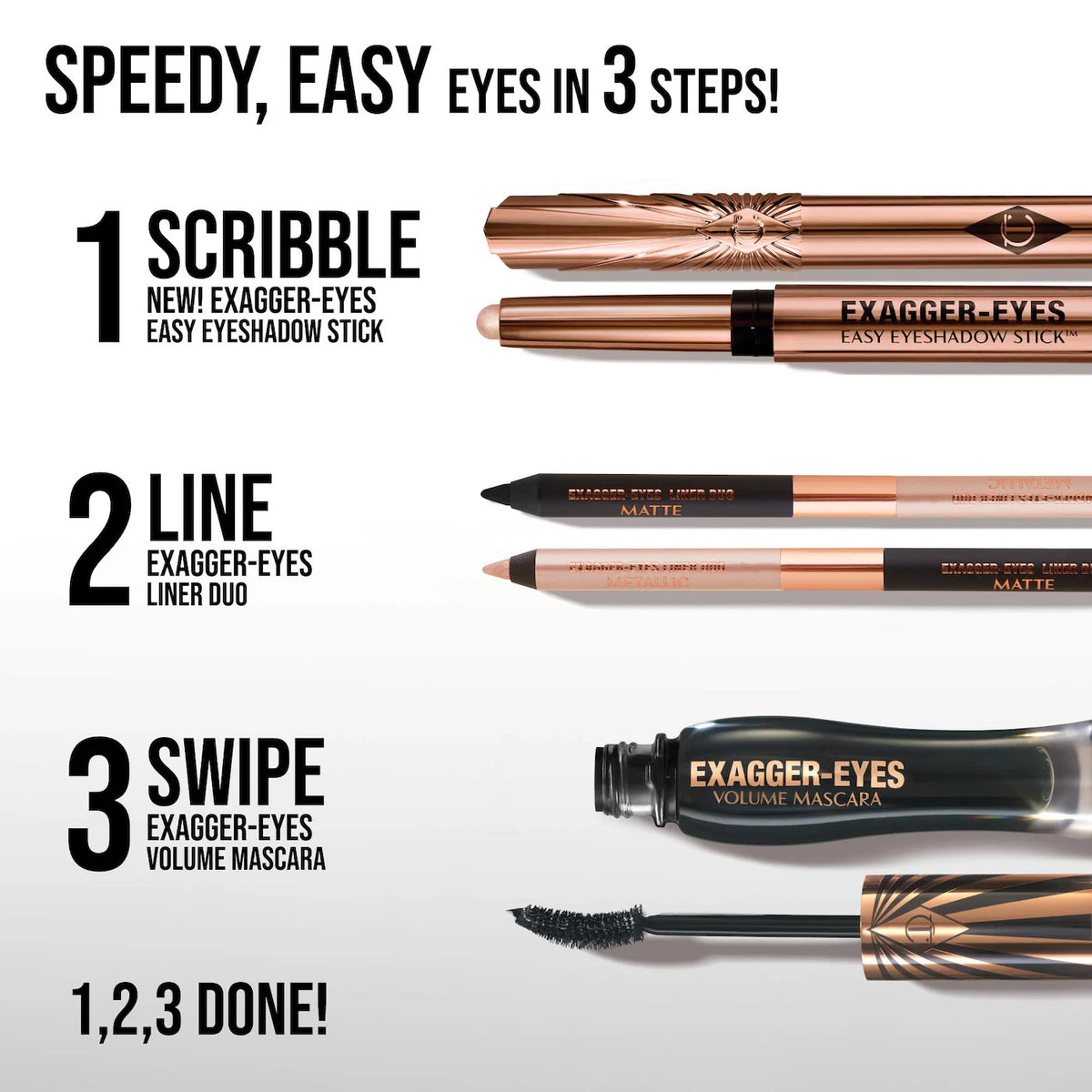 Exagger-Eyes Waterproof Eyeshadow Stick - Amber Haze - amber gold