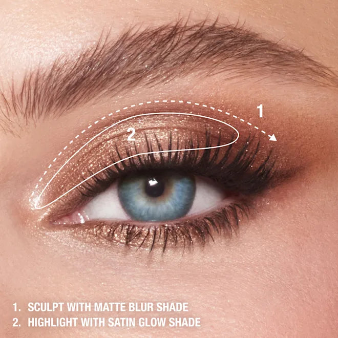 Exagger-Eyes Waterproof Eyeshadow Stick-Bronzed Garnet - seductive reddish bronze