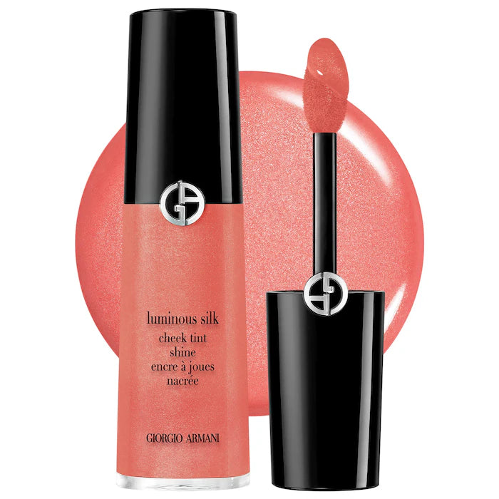 Cheek Tint Longwear Lightweight Liquid Blush- 50S Starlit Peach - warm tangerine pink