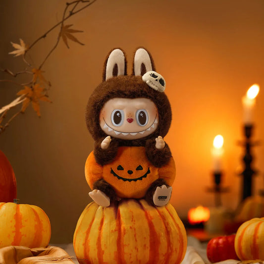 Happy Halloween Party Series-Sitting Pumpkin Vinyl Plush Pendant- AUTHENTIC WITH RECEIPT - SUPER LIMITED EDITION