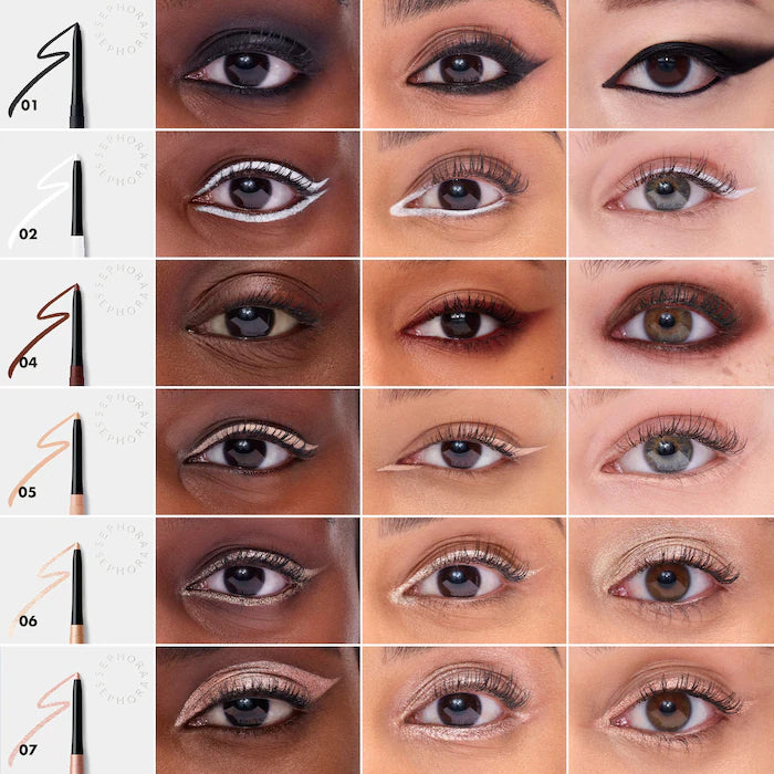 12HR Colorful Waterproof Retractable Eyeliner-04 Matte Terracotta - warm reddish brown
