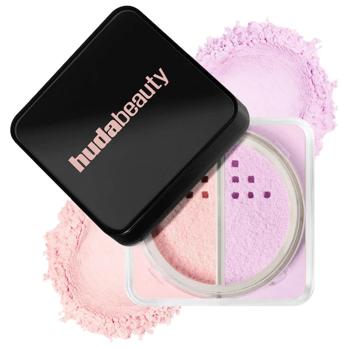 Easy Bake Loose Powder Brightening + Correcting Duo-Cherry Lilac - cherry blossom cake